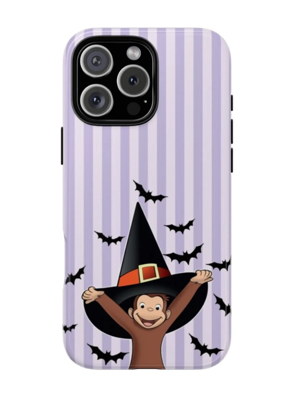 Curious George Halloween Witch Hat Phone Case for iPhone